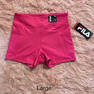 FILA active compression shorts